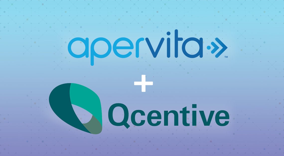 apervita + Qcentive logos